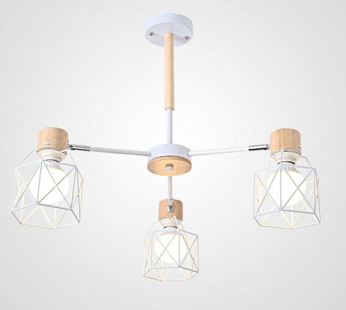 Потолочная Люстра Corf B3 White 3 Lamps By Imperiumloft