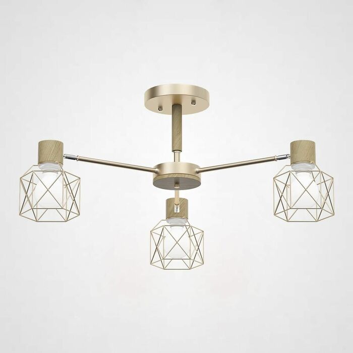 Потолочная Люстра Corf B3 Champagne 3 Lamps By Imperiumloft