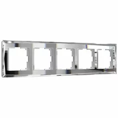 Werkel W0051220  Рамка на 5 постов Diamant (зеркальный)
