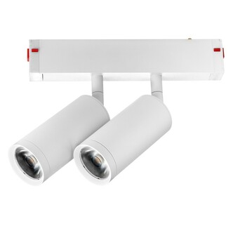 LIGHTSTAR 205506 Светильник д 1-фазн трека TETA LED 2х9W 1560LM COB 24G БЕЛЫЙ PRO 3000-6000K DIM