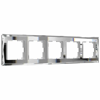 Werkel W0051220  Рамка на 5 постов Diamant (зеркальный)