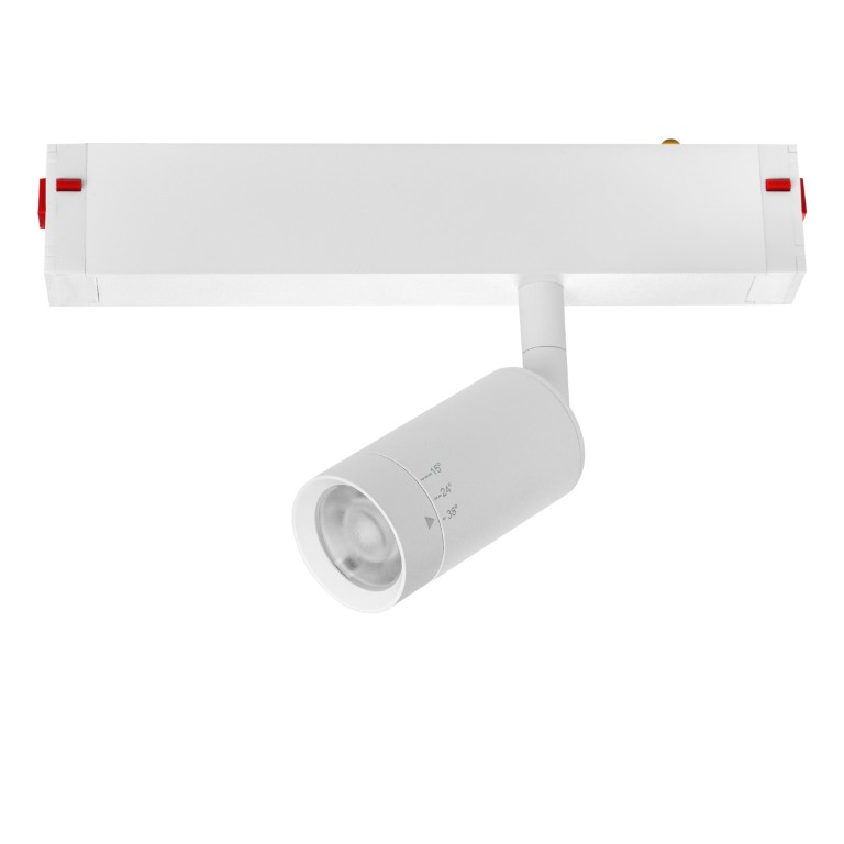 LIGHTSTAR 205016 Светильник д 1-фазн трека TETA LED 7W 380LM 15-38G БЕЛЫЙ PRO 3000-6000K DIM