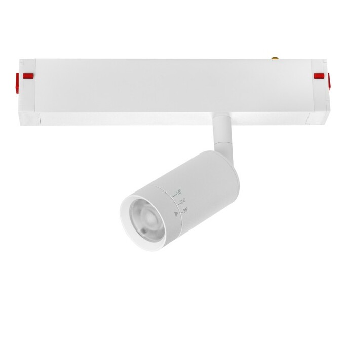 LIGHTSTAR 205016 Светильник д 1-фазн трека TETA LED 7W 380LM 15-38G БЕЛЫЙ PRO 3000-6000K DIM