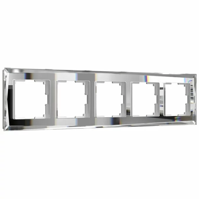 Werkel W0051220  Рамка на 5 постов Diamant (зеркальный)