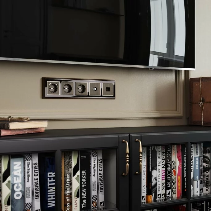 Werkel W1193012  Накладка для TV розетки оконечной (бронзовый)