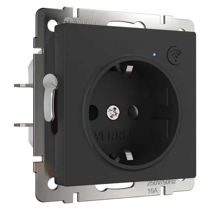 Werkel W1171608  Розетка Wi-Fi (черный матовый)