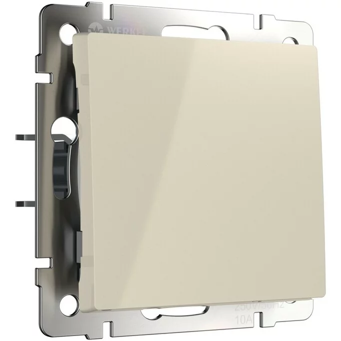 Werkel W1112003  Выключатель одноклавишный проходной (слоновая кость)