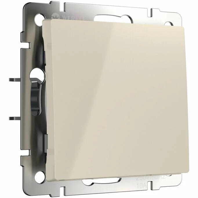 Werkel W1112003  Выключатель одноклавишный проходной (слоновая кость)