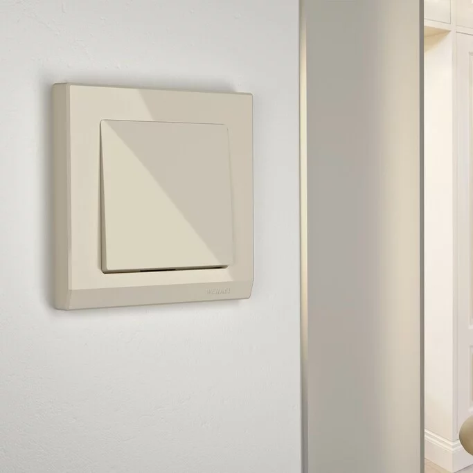 Werkel W1112003  Выключатель одноклавишный проходной (слоновая кость)