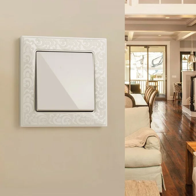 Werkel W1112003  Выключатель одноклавишный проходной (слоновая кость)