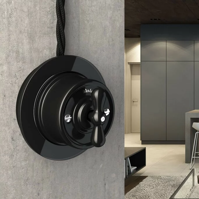 Werkel W0015108  Рамка на 1 пост (Черный)