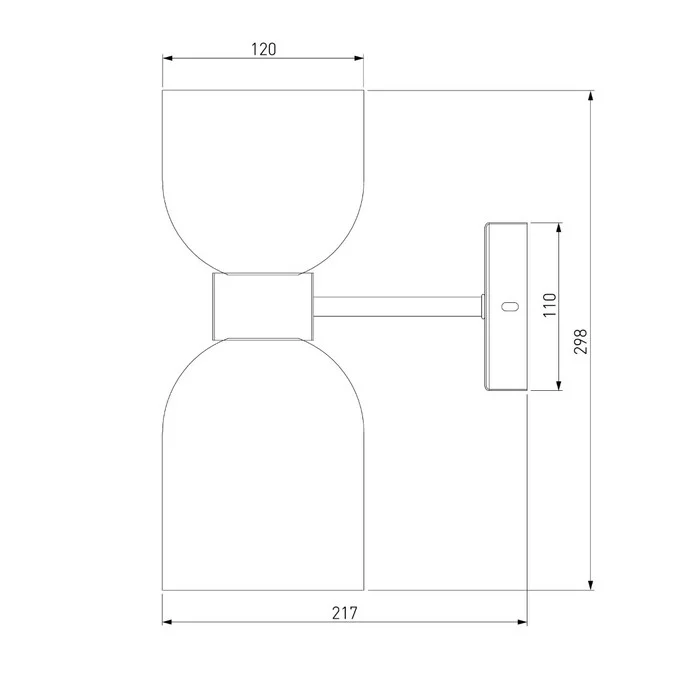 Бра EUROSVET TANDEM 60118/2