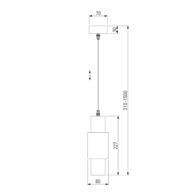 Подвес EUROSVET Bento 50204/1 LED