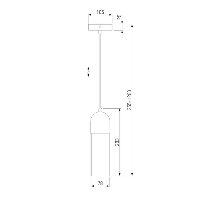 Подвес EUROSVET Airon 50180/1