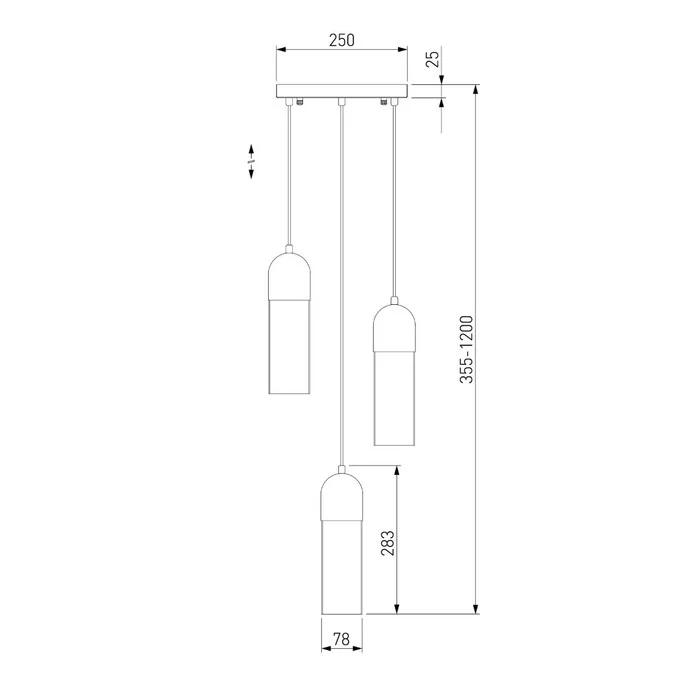 Подвес EUROSVET Airon 50180/3