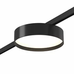 ST670.446.12 Магнитный трековый светильник Черный LED 1*12W 4000K 500Lm Ra&gt;80 100° IP20 D113xH34 24V