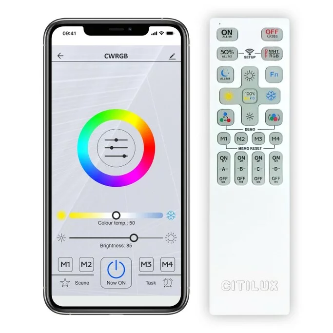 Люстра CITILUX Стратус Смарт CL732A520G