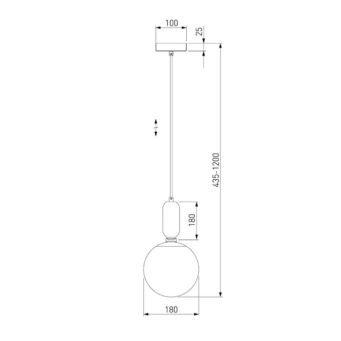 Подвес EUROSVET Bubble 50197/1
