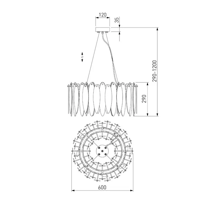 Люстра BOGATES CANARIA 324/8