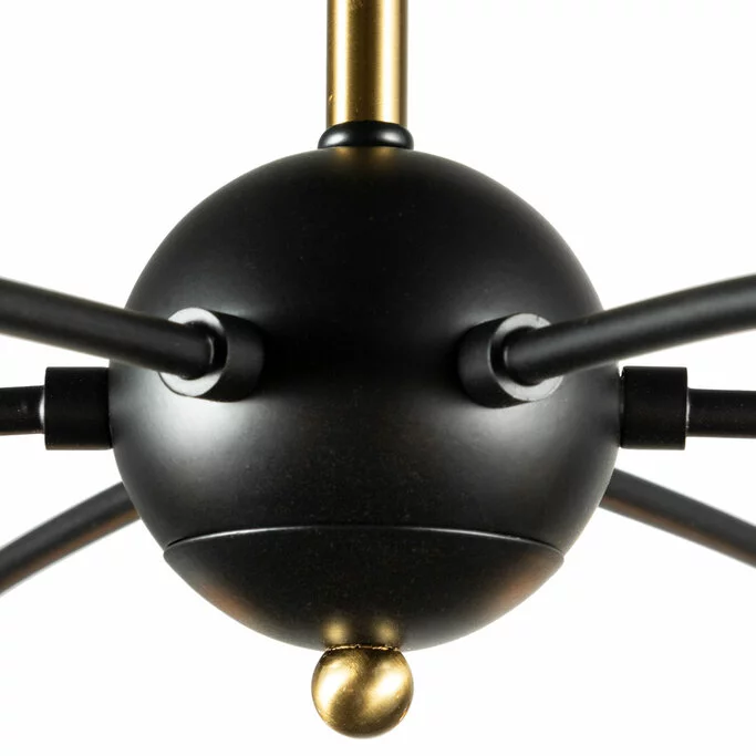 Люстра ARTE LAMP GLASGOW A1963PL-6BK