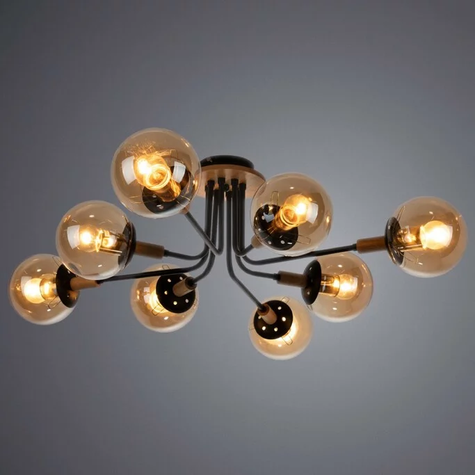 Люстра ARTE LAMP Oxford A2716PL-8BK