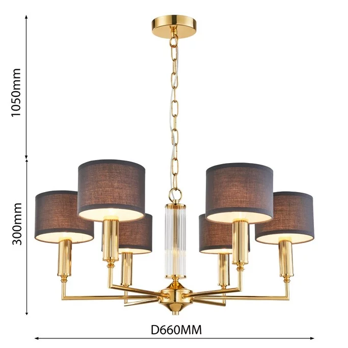 Люстра FAVOURITE Laciness 2609-6P