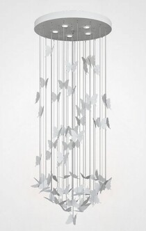 Люстра Night Butterflies Chandelier D40 H100 By Imperiumloft