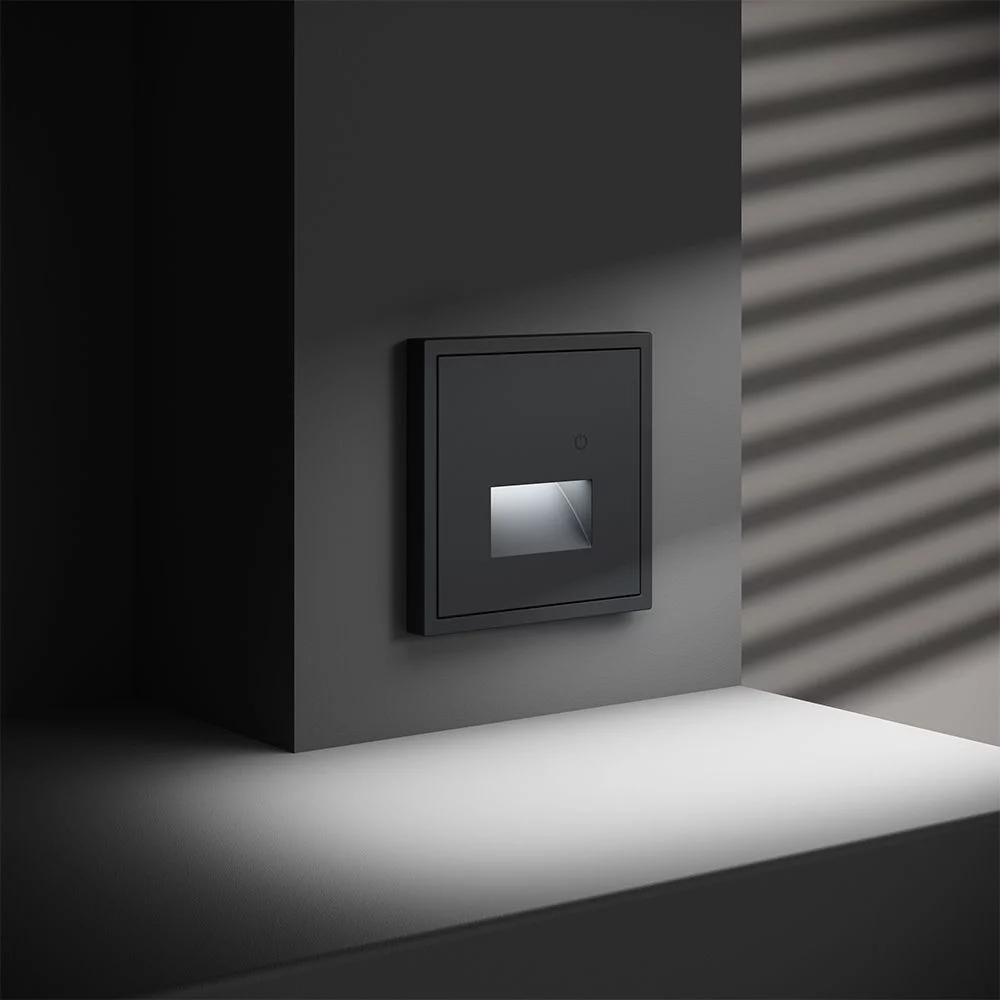 Подсветка светодиодная встраиваемая VOLTUM S70 с датчиком, (графит) VLS070707