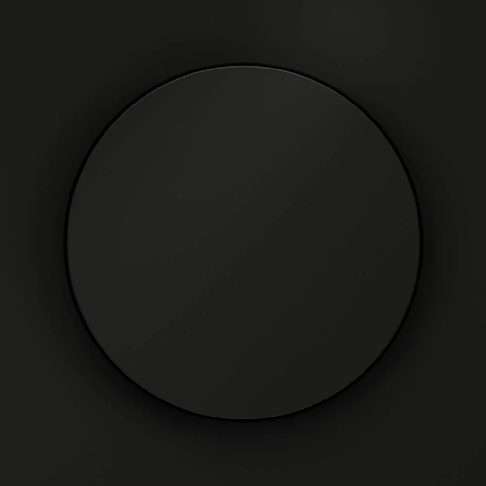 Светорегулятор встраиваемый VOLTUM S70 поворотно-нажимной 600 Вт, (черный матовый) VLS070308