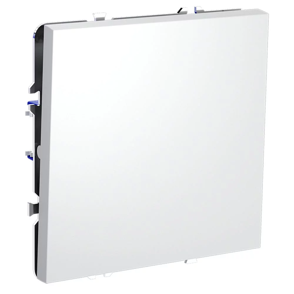 Перекрестный переключатель встраиваемый VOLTUM S70 одноклавишный 10А, (белый матовый) VLS010502