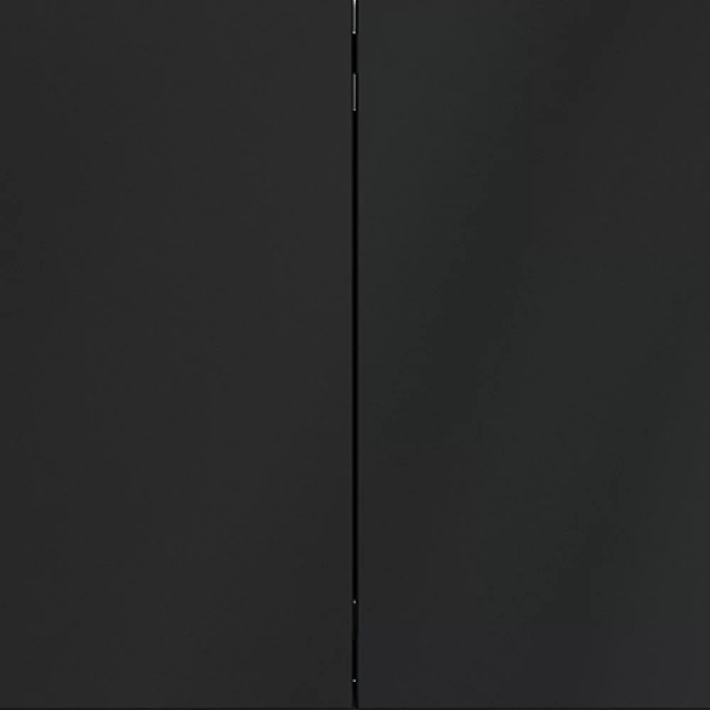 Выключатель встраиваемый VOLTUM S70 двухклавишный 10А, (графит) VLS020107