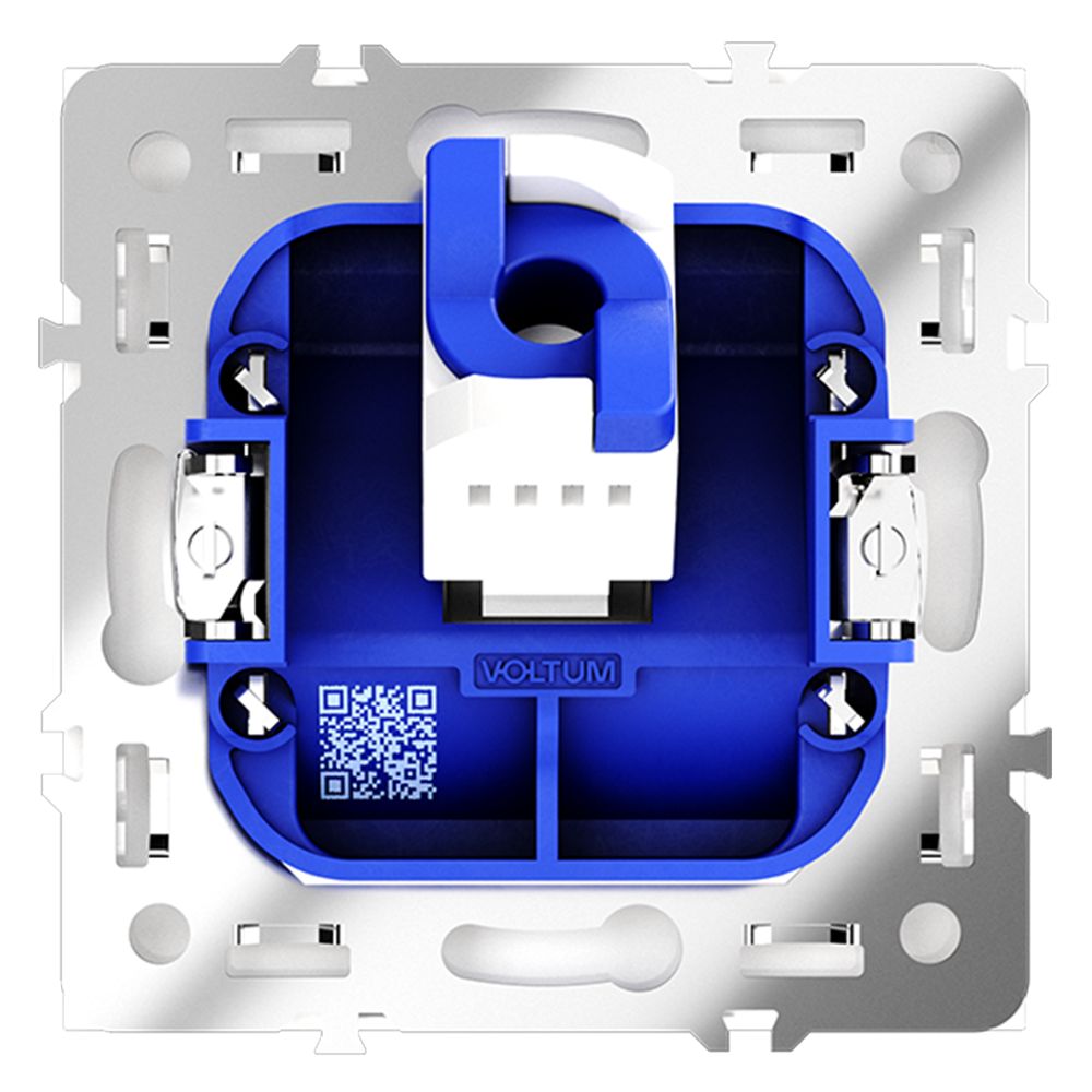 Розетка компьютерная встраиваемая VOLTUM S70 RJ45 кат.6, (белый матовый) VLS060102