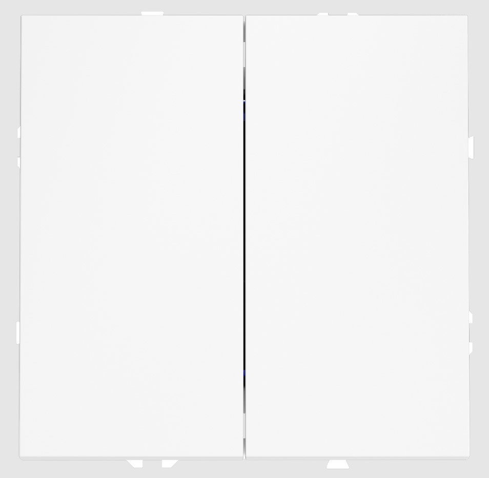 Voltum Перекрестный переключатель встраиваемый S70 двухклавишный 10А, (белый матовый) VLS020502