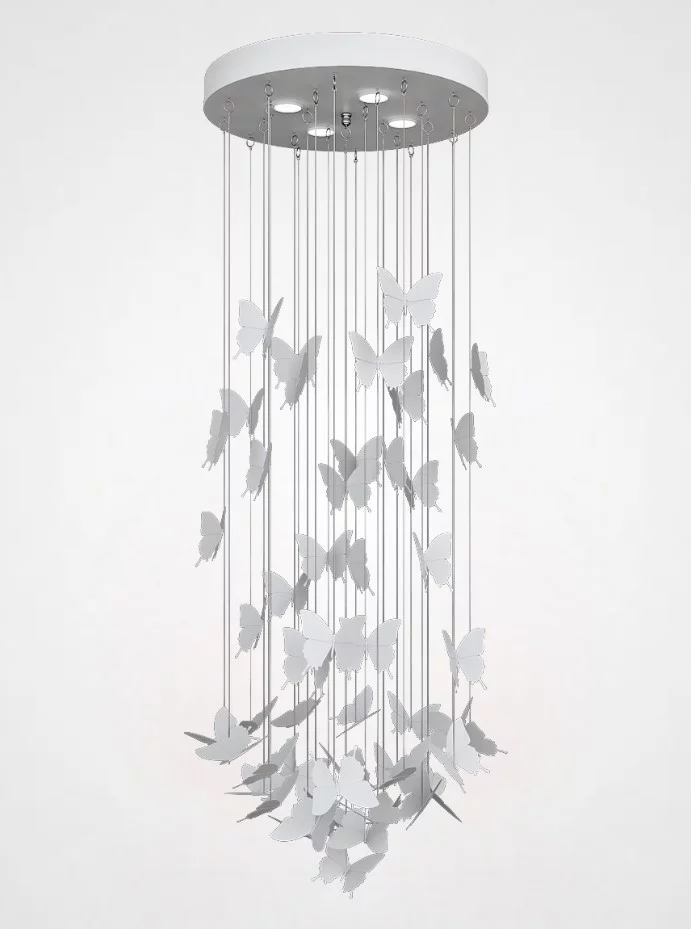 Люстра Night Butterflies Chandelier D30 H80 By Imperiumloft