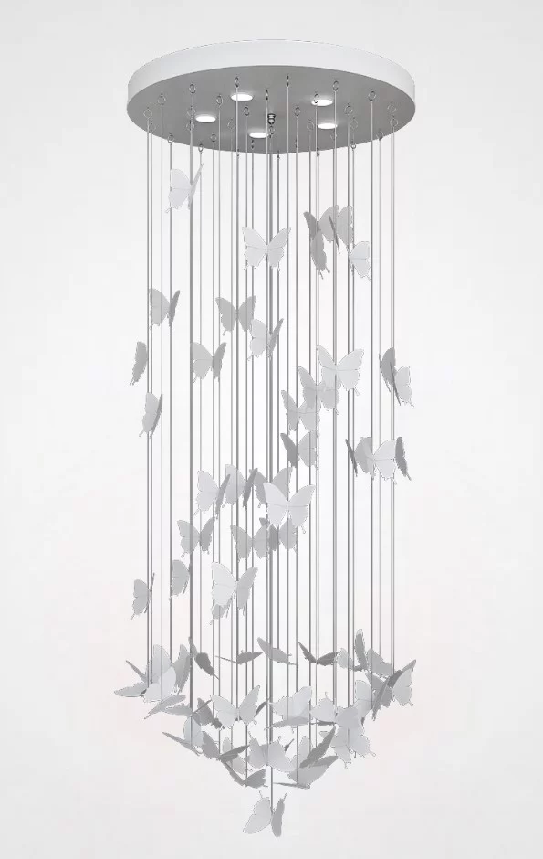 Люстра Night Butterflies Chandelier D40 H100 By Imperiumloft