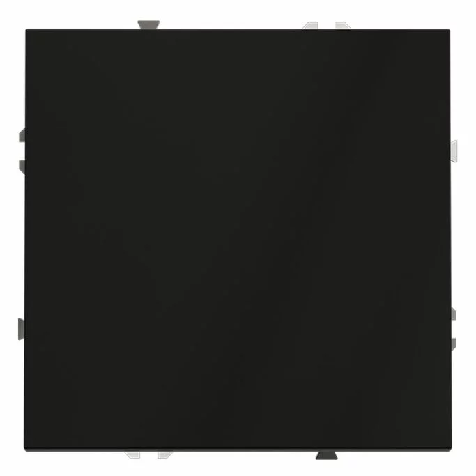 Выключатель встраиваемый VOLTUM S70 одноклавишный 10А, (черный матовый) VLS010108