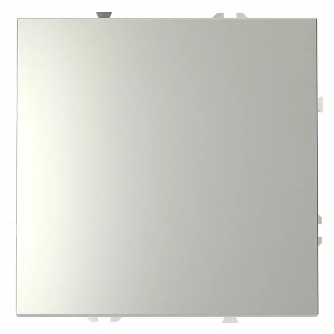 Выключатель с самовозвратом встраиваемый VOLTUM S70 одноклавишный 10А, (сталь) VLS010605