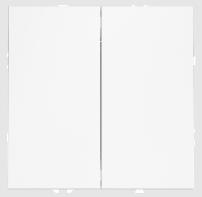 Voltum Перекрестный переключатель встраиваемый S70 двухклавишный 10А, (белый матовый) VLS020502