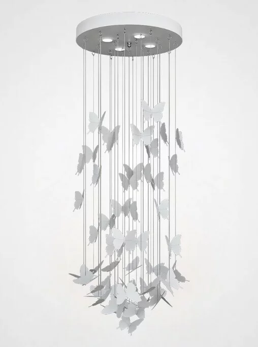 Люстра Night Butterflies Chandelier D30 H80 By Imperiumloft