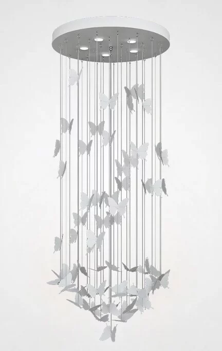 Люстра Night Butterflies Chandelier D40 H100 By Imperiumloft