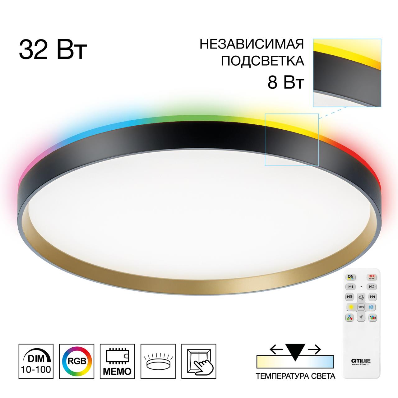 Тарелка CITILUX ETALON CL750401R