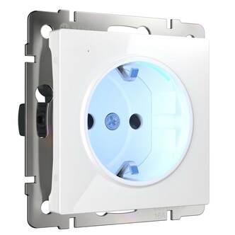 Werkel W1171401  Розетка с подсветкой (белый)