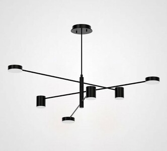 Люстра Motvikt Black 6 By Imperiumloft