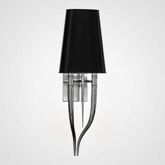 Настенный Светильник Crystal Light Brunilde Ipe Cavalli H92 Silver Black By Imperiumloft