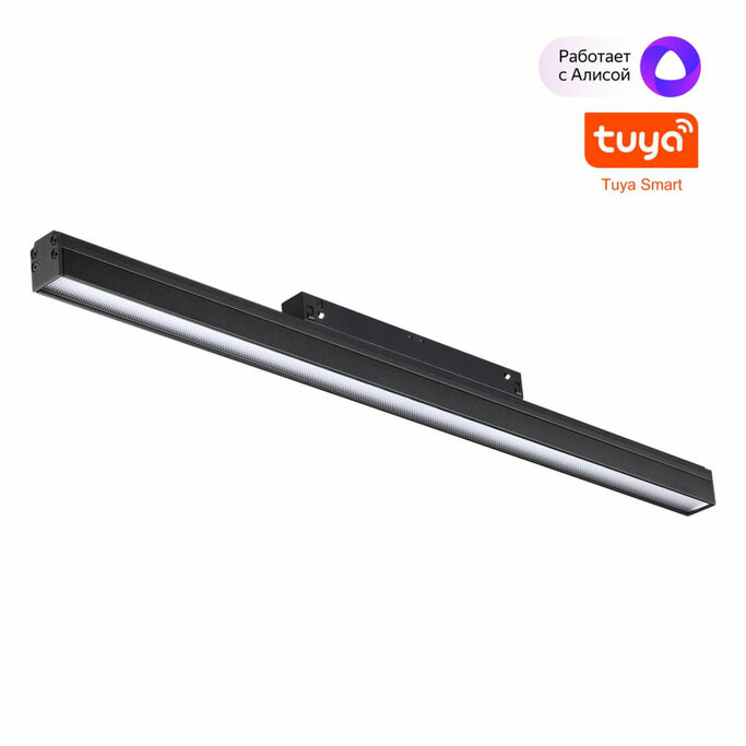 NOVOTECH 359486 SHINO NT24 000 черный Трековый низковольт. св-к диммир. со сменой цв.температуры, пу