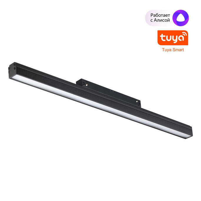 NOVOTECH 359482 SHINO NT24 000 черный Трековый низковольт. св-к диммир. со сменой цв.температуры, пу