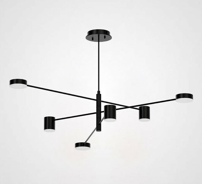 Люстра Motvikt Black 6 By Imperiumloft