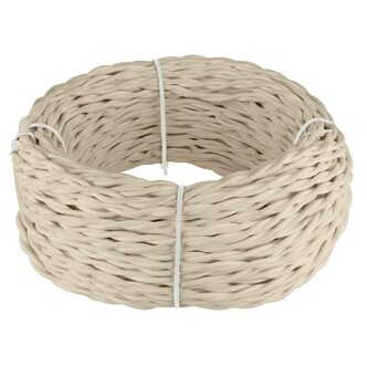 Werkel W6452646  Ретро кабель витой 2х2,5 (песочный) 50 м Цена указана за 1 м