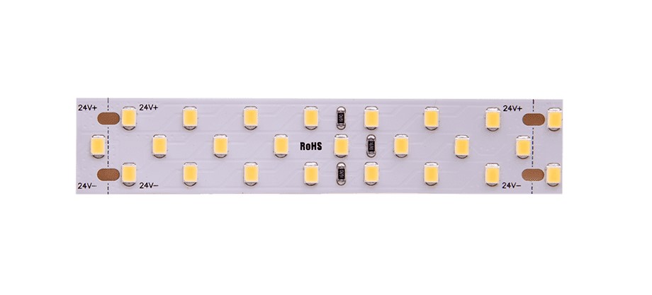 Лента светодиодная 3x DSG 2835 DW 252L-V24-IP33, 4000 K, 1260 LED, 24W m, 5000*19*2 mm, LUX (SMD 283