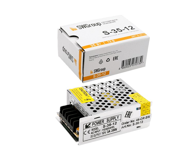 Блок питания 12V 35W S-35-12